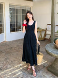 Xixi 13 Lines 2025 Summer New Elegant Temperament Embroidered High-Rise Thin Dress Dress Women