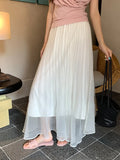 Xixi 2025 Summer New Temperament Apparent Thin High-Rise Half-Dressed Dress Dress