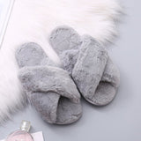 Women's Winter Indoor Cute Korean Version Of Futair Personality With Woolen Cotton Home Dormitory Hairy
