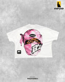 Original Sufu Ancient Animation Head Printed Graphics T-Shirt Y2k Blouse Street Oversized T-Shirt Gothic Animation Short Sleeves 211-0-Outfit