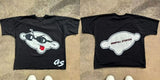 T-Shirt Hip-Hop Fun Cartoon Pattern Printing Oversized T-Shirt Original Gothic Cotton Short