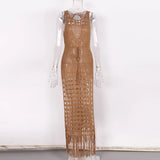 New Bikini Hooded Hollow With Twisted Swimsuit Jacket Beach Sunscreen Dress