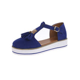 Fashion Flat-Soled Sandals Comfortable Large-Size Women's Shoes 35-43 Yards Twi-Sold Single