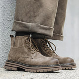 Zingj Boots Fall 2024 New Vintage Overalls Western Lovers Platform Increased Hot Style Ankle Boots