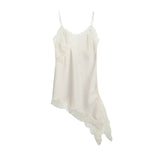 Women's ZA Irregular Lace Side Pure Lusty