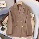 Zingj And Autumn New Large Size Fashion Temperament Loose 2024 Korean Version Of The Suit Show Thin Jacket Female Suit Coat