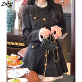 Winter Casual Vintage Mini Dress Women Long Sleeve Sweet One-piece Dress Korean Fashion Elegant Party Mini Dress Female