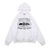 Graffiti Edig Dress Men's Clothing | 2025 Autumn And Winter Plus Thick Hooded Solid Coat Hoodie Hoodie