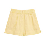 Women's Explosive Linen Long-Sleeved V-Neck Casual Shirt + Shorts