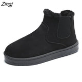 Snow Boots For Women Women's Low Shoes Flat Heel Booties Ladies Winter Footwear Boots-women Luxury Designer Round