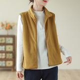 Autumn And Winter New Mother Dress Rocking Velvet Horse Clip Warm Casual Coat Women Fashion Shoulder Vest