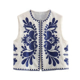 New Embroidery Round Cardigan Fashion Horse