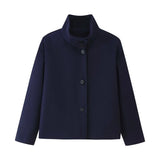 Women's Clothing Explosion Fashion Casual Collar Buckle Short