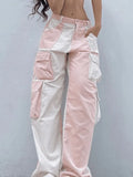 Patchwork Corduroy Cargo Pants- Outfit