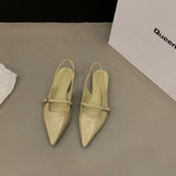 Zingj Shoes 2023 New Spring And Summer Pointed Temperament Small Single Shoes-Outfit