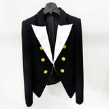 New Star Fashion Stumbling Color Metallic Rose Buckle Suit