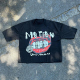 T-Shirt Five-Sleeved Loose Hip-Hop Top Tide Brand