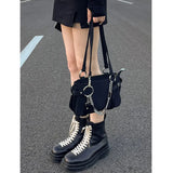 Chain Link Edge Shoulder BagOutfit
