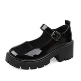 And Summer 2025 JK Uniform Shoes To Increase The Thick Bottom Of The Student Mary Jane High-Heeled Retro Single Shoes