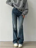 Vintage Versatile Slim Flared Pants with High
