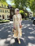 Women's Spring And Summer New V-Neck Fashion Holiday Print
