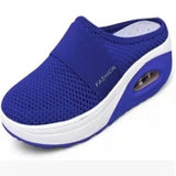 2025 Summer Large-Size Bag Head Half Slippers Women's Net Cloth Without Heel One-Legged Women's Shoes Flat