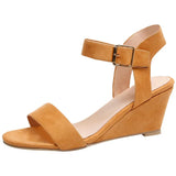 Zingj Women 2024 New Women's Summer Shoes Women's Slope High Heels