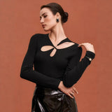 Spring And Summer Women's Fashion Casual Printing Loose Open Fork Bag Long Shirt Shirt