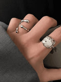 Irregular Geometric Cuff Ring- Outfit