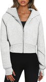 Korean Version Of The Autumn And Winter 2025 Version Of The Fashion Hooded Pocket Zipper Plus Velvet
