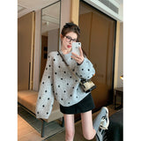 Wave Nods Sweater Women 2025 New Autumn And Winter Thick Loose Leisure Lazy Wind Inside The Knitting