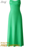 Women Sexy Bodycon Maxi Dress Ladies Low Cut Spaghetti Strap Dress Sleeveless Sling Long Dress Party