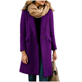 Autumn And Winter New Products Burst The Long Hair Of The Female Coat Dark Button Niot