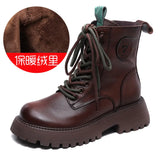 Cowhicked Martin Boots Women's Station Pines And Single Boots Vintage Handmade And Boots Thicken In