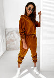Piece Set Women Tracksuit Velour Women Velvet Set Woman Tracksuit Sets Winter Top & Pants Velvet Suit Conjuntos De