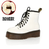 New Women's Boots Martin Boots High-Quality Autumn And Winter Pine Cake Thick-Bottomed Punk Women's Short Boots Fashion Women's