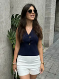 Color Knitted Vest Fashion Leisure 2025 New Women's