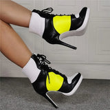Fashion Sports With High-Heeling Size 44 Women's Fashion Short Boots