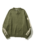 Oversized Skeleton Knit Sweater- Outfit