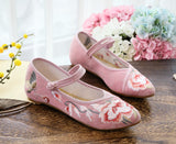 Zingj Shoes Single Shoes Jacquard Cotton Embroidered Cloth Shoes Spring And Autumn Style Daily Cheongsam Women's Singles