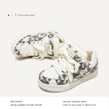 Shoes To Destroy The Wind Small Fragrant Breeze Bread Shoes Increase Wear-Resistant Low Help Men's Shoes Casual Shoes Men's And Women's