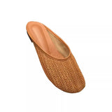 Wind Round Head 2025 Summer New Weaving Design Breathable Leisure With Fisherman Woman Tide Half