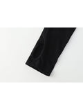 Crop Tops Women New Fake Two-piece Sexy Off Shoulder Irregular T-shirt Female Streetwear Vintage Long Sleeve Y2K Gothic