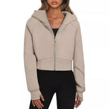 Korean Version Of The Autumn And Winter 2025 Version Of The Fashion Hooded Pocket Zipper Plus Velvet