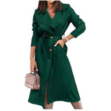And Winter New Products 2025 Station Lengthd Female Coat Wish Large Size Wind Coat With