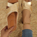 Women's Slope And Slippers 2025 Summer New Large-Size Casual Slippers Women's Thick Soles Light Cool Drag Women's