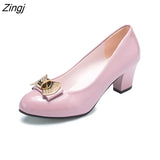 New Fashion High Heels Women Pumps Woman Pointed Toe Sexy Wedding Shoes Ladies PU Leather Work