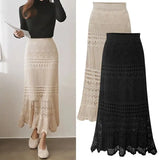Crochet Design Midi Skirt- Outfit