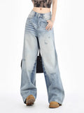 Zingj New Spring 2024 Model Is Loose, Thin, High Waist And Light Straight