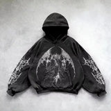 Wash Hooded Hoodie Hoodie Winter High Street Men And Women With The Same Shirt